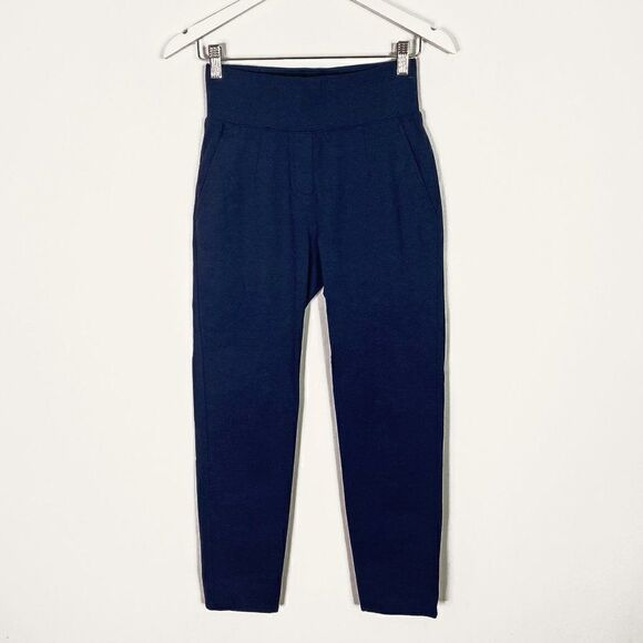Kit and Ace Navy Blue Mulberry Pull On Pants with Pockets - Picture 2 of 8